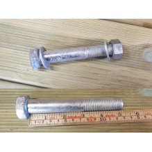 Boltsett M20xL130mm med mutter og skiver