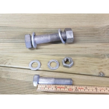 Boltsett M20xL90mm med mutter og skiver til bom