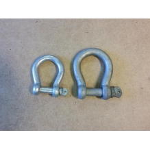 Sjakkel, H-sjakkel, 22mm, galvanisert