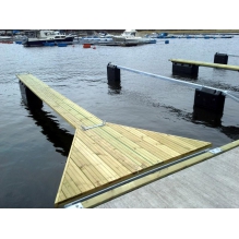 Tillegg for treverk i hele Y-delen, for gangbar bom