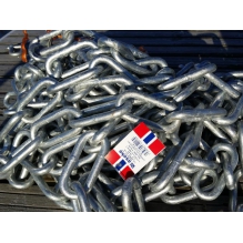 Kjetting,  8mm Kjetting, langlenket galv grade 40