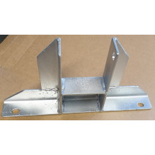 Fester til 370 liter forhøyet - 100x100 (levers i par, 2 stk) med M12x70 og M12x130 Bolt