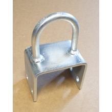Båtfeste - løs ring til  60x100mm profil til bommen, kraftig type