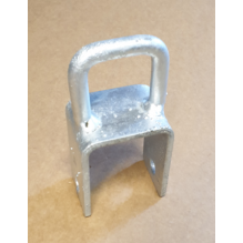 Båtfeste - løs ring til  60x60mm profil til bommen, kraftig type