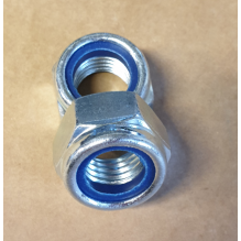 Mutter, låsemutter, M20, el-forsinket, med nylon lås