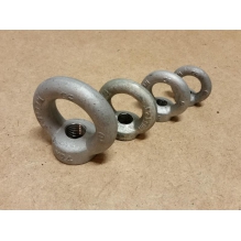 Øyemutter, 30mm, galvanisert