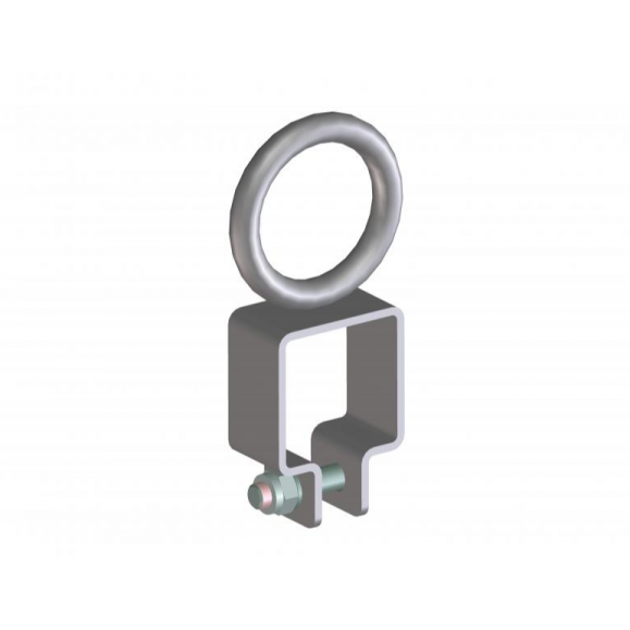Båtfeste - løs ring til  60x60mm profil til bommen