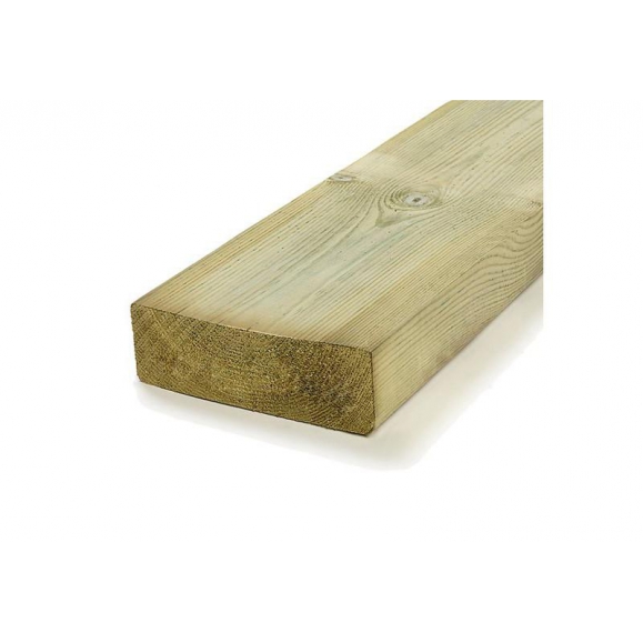 Impregnert trevirke, 2x6t, 48x148mm, falne lengder - pris pr meter