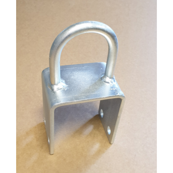 Båtfeste - løs ring til 100x100mm profil til bommen, kraftig type