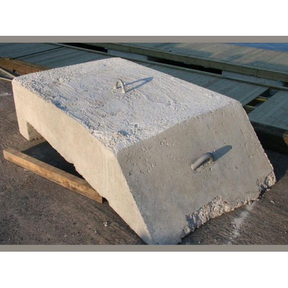 Moring 1500 kg betong ploganker