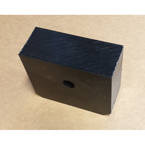 Glidekloss 12x10x5 cm, sort