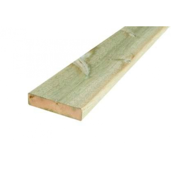 Impregnert trevirke, dekke, 28x120mm, uten spor - pris pr meter